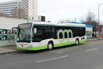 Reisebüro Wissmüller Mercedes Benz Citaro 2 Ü am 11.12.21 in Wiesbaden Hbf