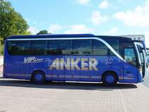Setra 411 HD von Anker aus Deutschland im Stadthafen Sassnitz am 12.05.2019