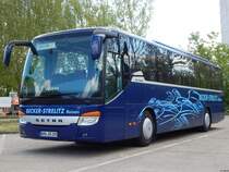 Setra 415 GT von Becker-Strelitz Reisen aus Deutschland in Neubrandenburg am 12.05.2019