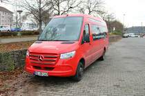 DB Regio Bus Mercedes Benz Sprinter am 11.12.21 in Wiesbaden Hbf 