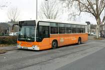 ESWE Verkehr Mercedes Benz Citaro 1 Facelift Wagen 308 am 11.12.21 in Wiesbaden Hbf