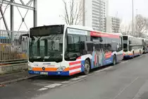 ESWE Verkehr Mercedes Benz Citaro 2 Wagen 54 am 11.12.21 in Wiesbaden Hbf