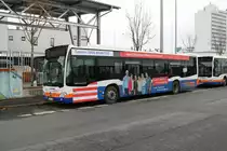 ESWE Verkehr Mercedes Benz Citaro 2 Wagen 54 am 11.12.21 in Wiesbaden Hbf