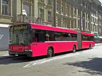 Volvo/Hess Bus 255, auf der Linie 13, bedient die Haltestelle Hirschengraben. Die Aufnahme stamm vom 26.08.2010.
