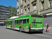 Mercedes Citaro 856 mit der Erdgas Werbung, auf der Linie 14, bedient die Haltestelle Hirschengraben. Die Aufnahme stammt vom 26.08.2010.