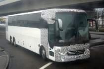 Mercedes Tourrider - Prototyp für den US-Markt, fotografiert im Dezember 2021 in Neu-Ulm