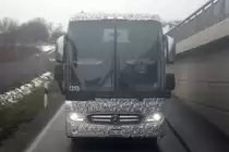 Mercedes Tourrider - Prototyp für den US-Markt, fotografiert im Dezember 2021 in Neu-Ulm