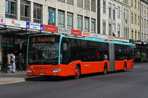 Mercedes Citaro 167, auf der Linie 2, bedient die Haltestelle beim Guisan Platz. Die Aufnahme stammt vom 25.09.2021.