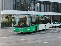 Graz. Am 31.08.2021 konnte ich einen MAN Lion's City von Weiss auf der Linie 541 fotografieren, hiervor der Stadthalle.