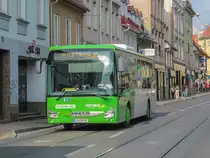 Graz. Am Abend des 13.9.2021 war BD 16086 als Dienstfahrt durch die Gleisdorfer Gasse unterwegs.