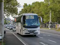 Graz. Einer der drei Reisebusse der Graz Linien konnte ich am 17.09.2021 beim Ostbahnhof ablichten.