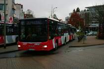 HLB Bus/MTV MAN Lions City Midibus am 28.12.21 in Hofheim Bahnhof