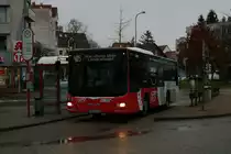 HLB Bus/MTV MAN Lions City Midibus am 28.12.21 in Hofheim Bahnhof