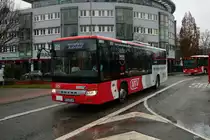 HLB Bus/MTV Setra 4000er am 28.12.21 in Hofheim Bahnhof