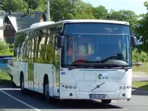 Volvo 8700 der VVR mir Fahrradanhänger in Sassnitz am 09.06.2019