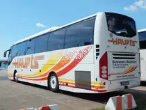 Volvo 9700 von Haupts aus Deutschland im Stadthafen Sassnitz am 09.06.2019