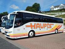 Volvo 9700 von Haupts aus Deutschland im Stadthafen Sassnitz am 09.06.2019