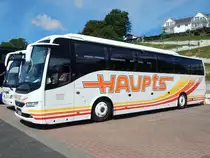Volvo 9700 von Haupts aus Deutschland im Stadthafen Sassnitz am 09.06.2019