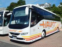 Volvo 9700 von Haupts aus Deutschland im Stadthafen Sassnitz am 09.06.2019