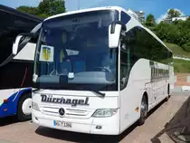 Mercedes Tourismo von Dürrnagel aus Deutschland im Stadthafen Sassnitz am 09.06.2019