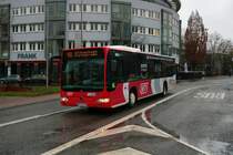 HLB Bus/MTV Mercedes Benz Citaro 1 Facelift am 28.12.21 in Hofheim Bahnhof