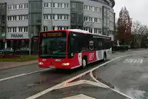 HLB Bus/MTV Mercedes Benz Citaro 1 Facelift am 28.12.21 in Hofheim Bahnhof