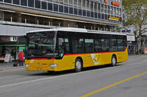 Mercedes Citaro der Post überquert als Dienstfahrt den Bubenbergplatz. Die Aufnahme stammt vom 08.11.2012.