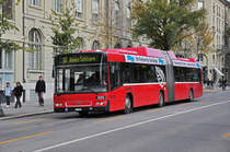 Volvo Bus 805, auf der Linie 10, fährt durch die Bundesgasse. Die Aufnahme stammt vom 08.11.2012.