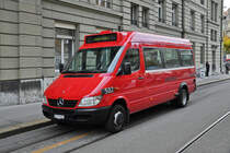 Mercedes Sprinter 502 steht als Dienstfahrt in der Wallgasse. Die Aufnahme stammt vom 08.11.2012.