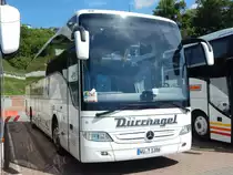 Mercedes Tourismo von Dürrnagel aus Deutschland im Stadthafen Sassnitz am 09.06.2019