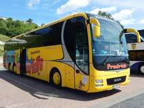 MAN Lion's Coach von Fredrich aus Deutschland im Stadthafen Sassnitz am 09.06.2019