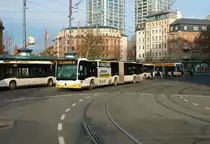 Mainzer Mobilität Mercedes Benz Citaro 2 G Wagen 911 am 31.12.21 in Mainz Innenstadt