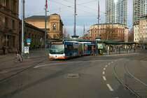 Mainzer Mobilität Mercedes Benz Citaro 2 G Wagen 957 am 31.12.21 in Mainz Innenstadt