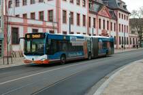 Mainzer Mobilität Mercedes Benz Citaro 2 G Wagen 956 am 31.12.21 in Mainz Innenstadt