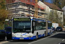 Am 22. April 2021 fuhr einer der letzten 2003er Citaros der WSW als CE64 nach Wuppertal Hauptbahnhof die Cronenberger Straße runter. 