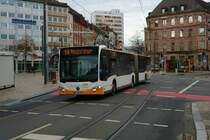 Mainzer Mobilität Mercedes Benz Citaro 2 G Wagen 784 am 31.12.21 in Mainz Innenstadt