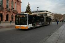 Mainzer Mobilität MAN Lions City Wagen 768 am 31.12.21 in Mainz Innenstadt
