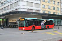 VB/TPB Nr. 190 (Mercedes Citaro C2 O530) am 7.11.2021 beim Bhf. Biel