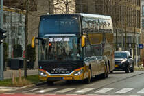 VV 2121, Setra S 431 DT, von Voyages Vandivint, aufgenommen am 06.01.2022 in der Stadt Luxemburg.