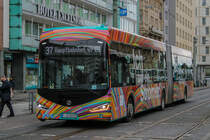 VGF/ICB F-IC 8479 (Irízar ie 18 m), 5. Januar 2022, Frankfurt (Main) Hbf