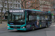 VGF F-IC 8545 als M46, 5. Januar 2022, Frankfurt (Main) Hbf