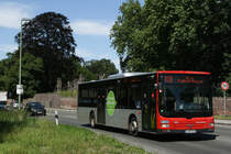 D-NM 7533, Haus Meer, 14.08.2021, 830 nach Neuss Stadthalle/Museum