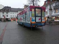 Am 07.01.2022 stand dieser Renault Büchereibus auf dem Alten Marktplatz Lörrach ( Ansicht Hinten Links ) dieser kommt seit 50 Jahren im wieder vorbei aus Frankreich