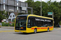 Mercedes ECitaro 1003, auf der Linie 37, fährt zur Haltestelle St. Jakob. Die Aufnahme stammt vom 30.06.2021.
