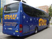 Mercedes Travego von Grau aus Deutschland in Neubrandenburg am 02.07.2019