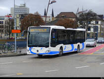 BOGG - Mercedes Citaro  Nr.117  SO  158245 in Olten bei den Bushaltestellen vor dem Bhf. Olten am 30.12.2021