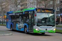 HST Wagen 712 auf der Linie 517 nach Haspe, 8. Januar 2022, Hagen Hbf