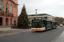 Mainzer Mobilität MAN Lions City Wagen 779 am 31.12.21 in Mainz Innenstadt