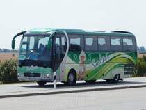 MAN Lion's Star von Fahrschule Herrl aus Deutschland an der Raststätte Demminer Land am 19.07.2019