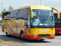 MAN Lion's Star von Fahrschule Herrl aus Deutschland an der Raststätte Demminer Land am 19.07.2019